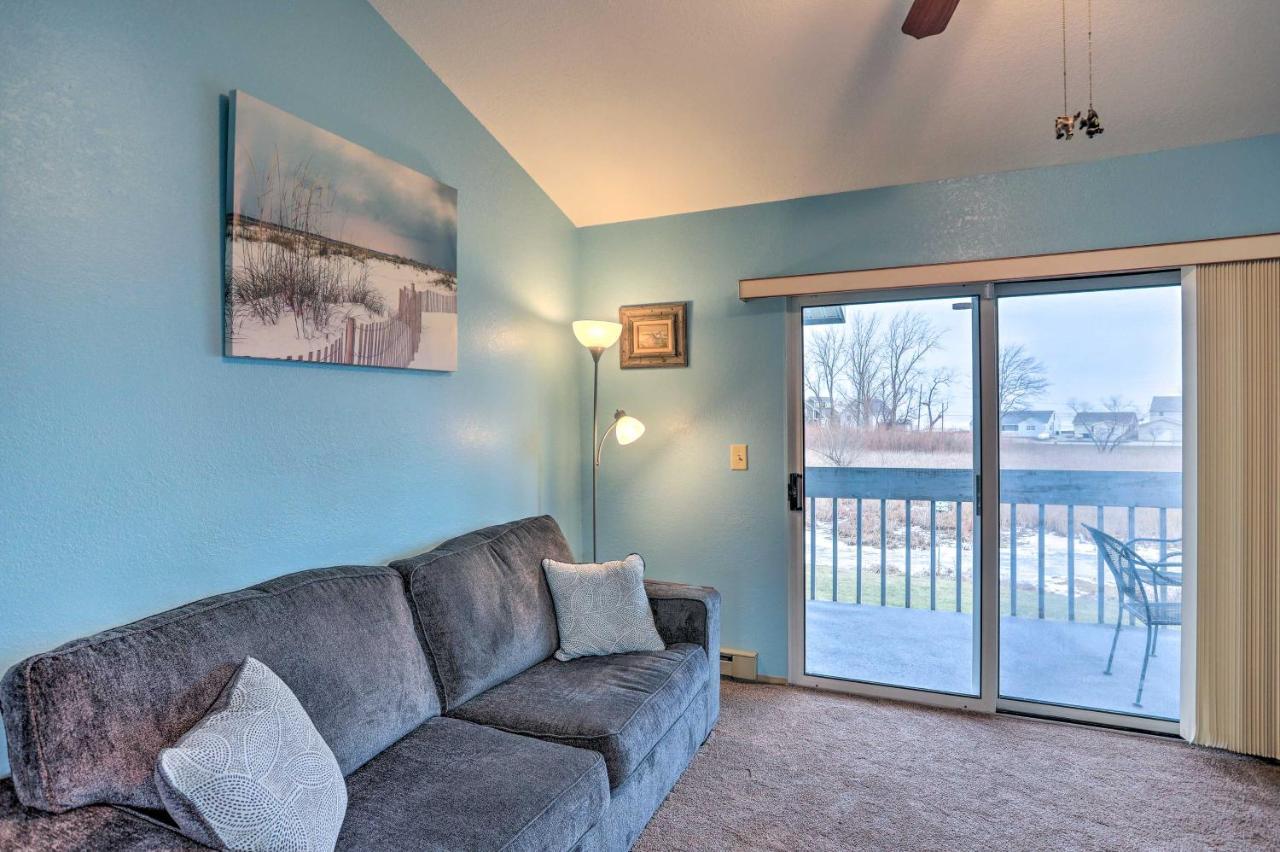 Condo With Balcony, Dock And Access To Lake Erie Sand Beach Exterior foto